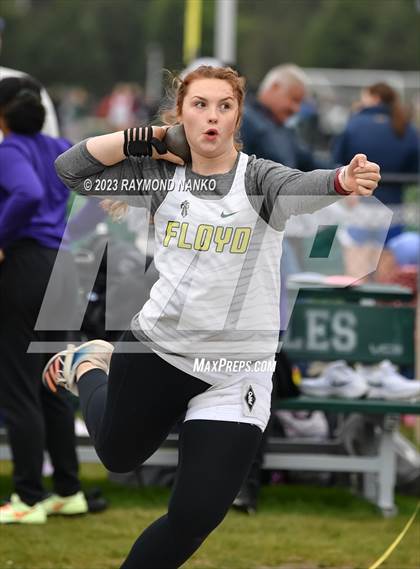 Thumbnail 1 in Zionsville Invitational (Shot Put)  photogallery.