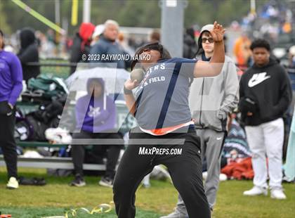 Thumbnail 2 in Zionsville Invitational (Shot Put)  photogallery.