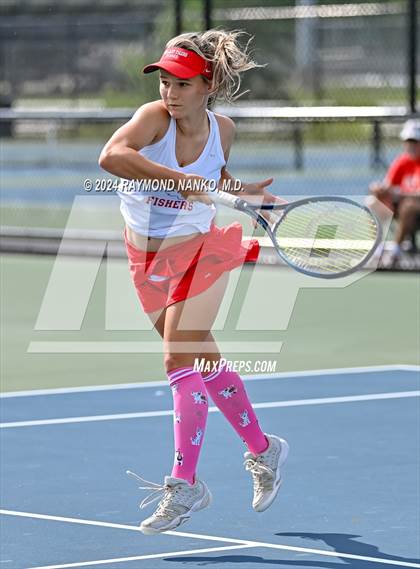 Thumbnail 2 in Fishers vs Mt. Vernon (IHSAA Regional Championship) photogallery.