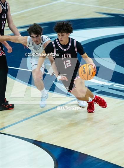 Thumbnail 1 in Alta vs. Lone Peak (Corner Canyon Tournament of Champions) photogallery.