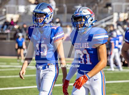 Thumbnail 3 in Steele vs. Westlake (UIL 6A D1 Quarterfinal Playoff) photogallery.