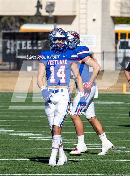 Thumbnail 3 in Steele vs. Westlake (UIL 6A D1 Quarterfinal Playoff) photogallery.