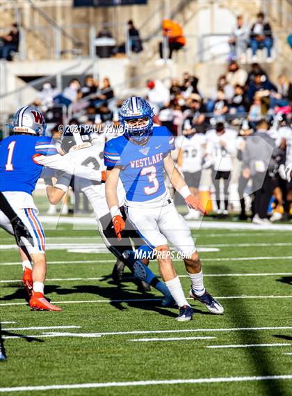 Thumbnail 2 in Steele vs. Westlake (UIL 6A D1 Quarterfinal Playoff) photogallery.