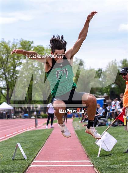 Thumbnail 3 in CHSAA Track & Field 5A Championships (Boys Long Jump) photogallery.