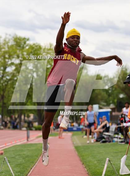 Thumbnail 3 in CHSAA Track & Field 5A Championships (Boys Long Jump) photogallery.
