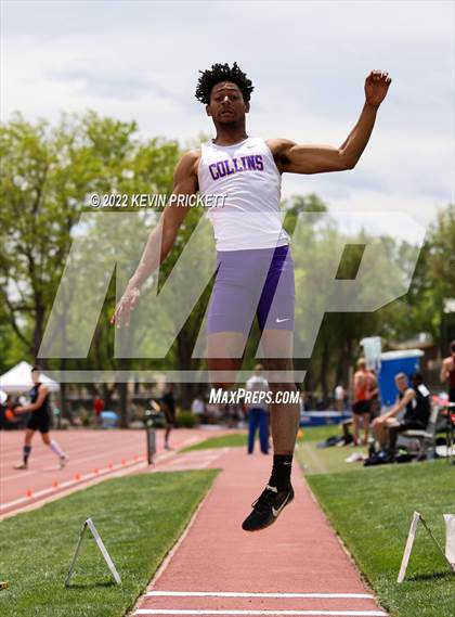 Thumbnail 2 in CHSAA Track & Field 5A Championships (Boys Long Jump) photogallery.
