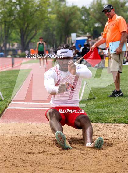 Thumbnail 3 in CHSAA Track & Field 5A Championships (Boys Long Jump) photogallery.