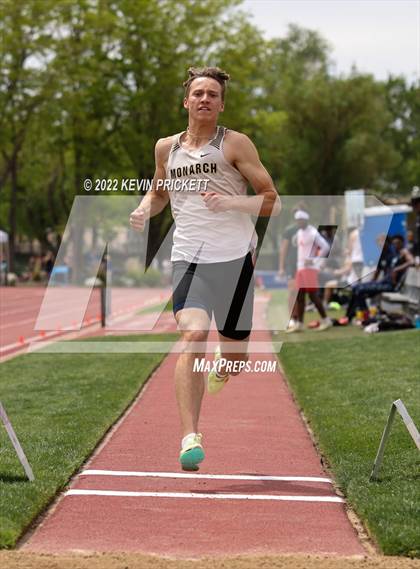 Thumbnail 3 in CHSAA Track & Field 5A Championships (Boys Long Jump) photogallery.