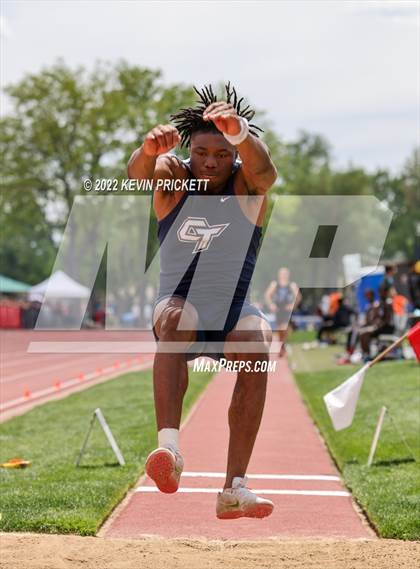Thumbnail 3 in CHSAA Track & Field 5A Championships (Boys Long Jump) photogallery.