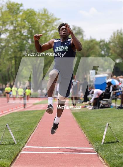 Thumbnail 2 in CHSAA Track & Field 5A Championships (Boys Long Jump) photogallery.