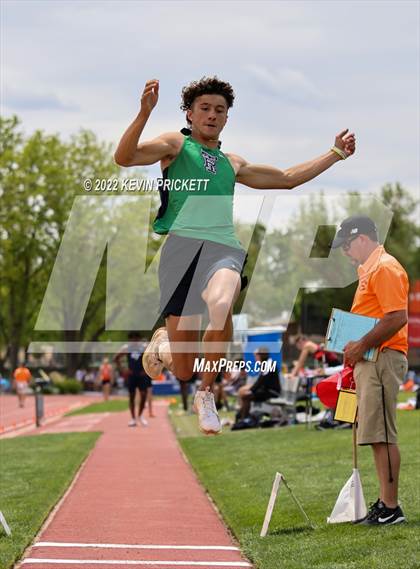 Thumbnail 2 in CHSAA Track & Field 5A Championships (Boys Long Jump) photogallery.