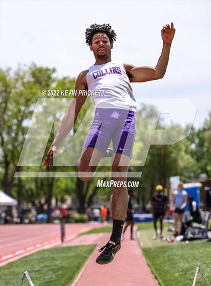 Thumbnail 3 in CHSAA Track & Field 5A Championships (Boys Long Jump) photogallery.