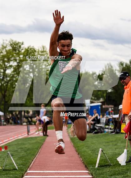 Thumbnail 1 in CHSAA Track & Field 5A Championships (Boys Long Jump) photogallery.