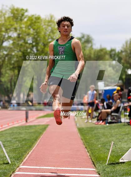 Thumbnail 3 in CHSAA Track & Field 5A Championships (Boys Long Jump) photogallery.