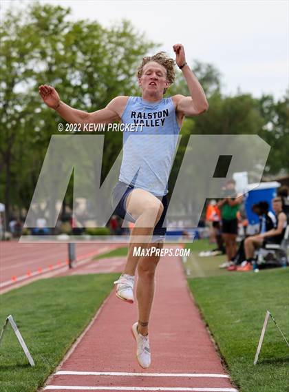 Thumbnail 2 in CHSAA Track & Field 5A Championships (Boys Long Jump) photogallery.