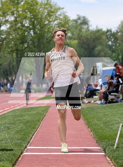 Thumbnail 3 in CHSAA Track & Field 5A Championships (Boys Long Jump) photogallery.