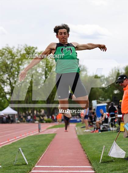 Thumbnail 2 in CHSAA Track & Field 5A Championships (Boys Long Jump) photogallery.