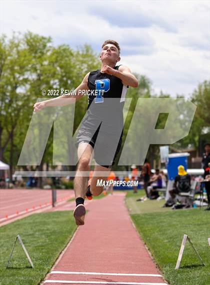 Thumbnail 3 in CHSAA Track & Field 5A Championships (Boys Long Jump) photogallery.