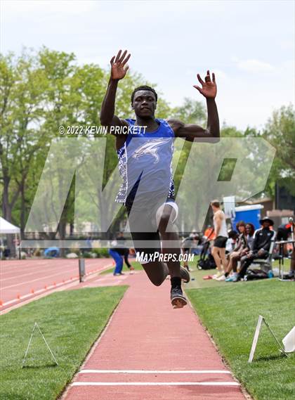 Thumbnail 3 in CHSAA Track & Field 5A Championships (Boys Long Jump) photogallery.
