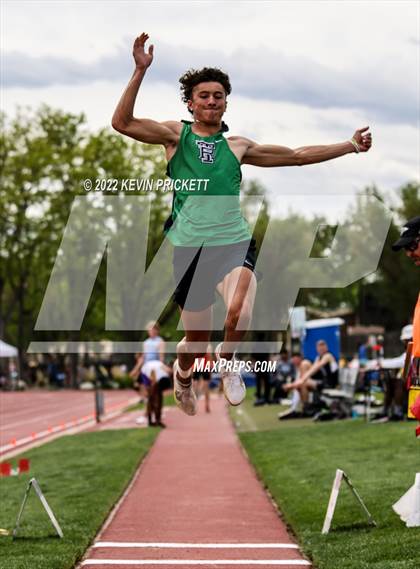 Thumbnail 2 in CHSAA Track & Field 5A Championships (Boys Long Jump) photogallery.