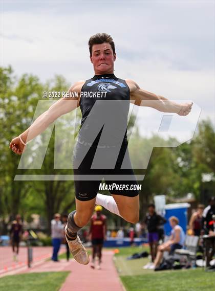 Thumbnail 3 in CHSAA Track & Field 5A Championships (Boys Long Jump) photogallery.