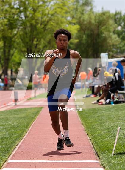 Thumbnail 2 in CHSAA Track & Field 5A Championships (Boys Long Jump) photogallery.