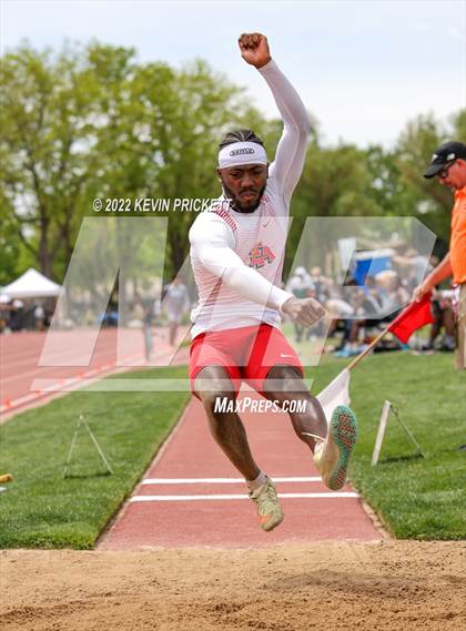 Thumbnail 2 in CHSAA Track & Field 5A Championships (Boys Long Jump) photogallery.