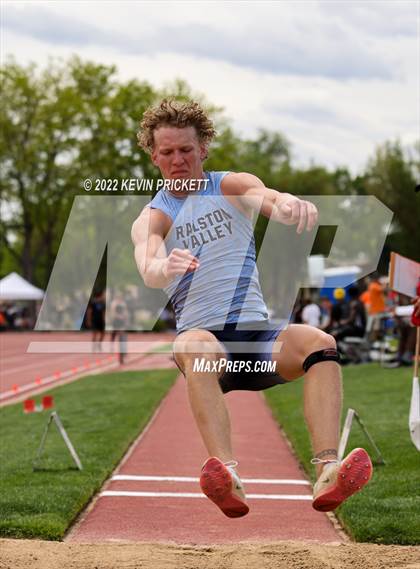 Thumbnail 3 in CHSAA Track & Field 5A Championships (Boys Long Jump) photogallery.