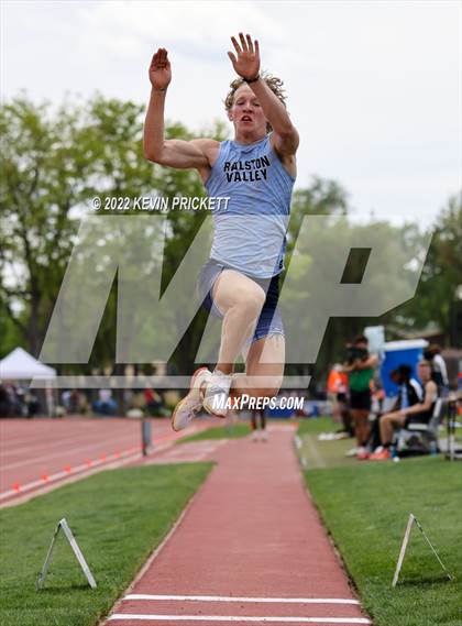 Thumbnail 3 in CHSAA Track & Field 5A Championships (Boys Long Jump) photogallery.