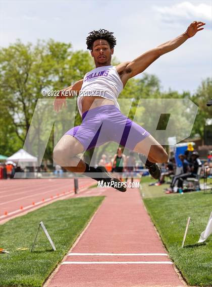 Thumbnail 2 in CHSAA Track & Field 5A Championships (Boys Long Jump) photogallery.