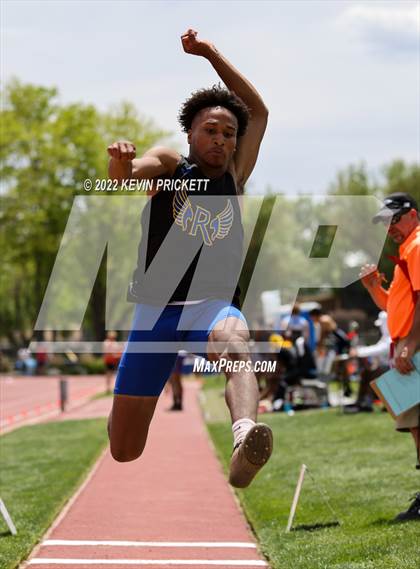 Thumbnail 3 in CHSAA Track & Field 5A Championships (Boys Long Jump) photogallery.