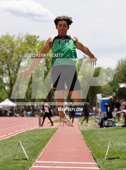 Thumbnail 2 in CHSAA Track & Field 5A Championships (Boys Long Jump) photogallery.
