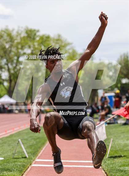Thumbnail 3 in CHSAA Track & Field 5A Championships (Boys Long Jump) photogallery.