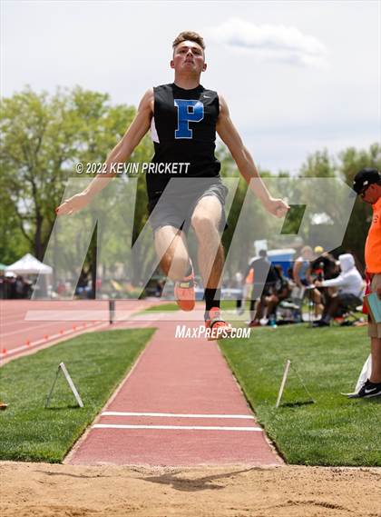 Thumbnail 2 in CHSAA Track & Field 5A Championships (Boys Long Jump) photogallery.