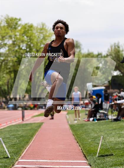 Thumbnail 3 in CHSAA Track & Field 5A Championships (Boys Long Jump) photogallery.