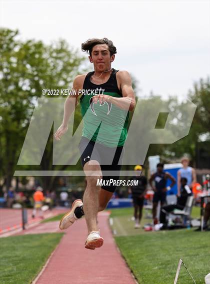 Thumbnail 2 in CHSAA Track & Field 5A Championships (Boys Long Jump) photogallery.