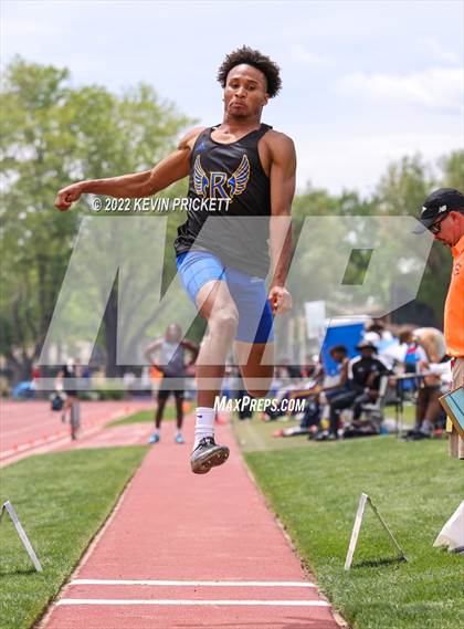 Thumbnail 3 in CHSAA Track & Field 5A Championships (Boys Long Jump) photogallery.