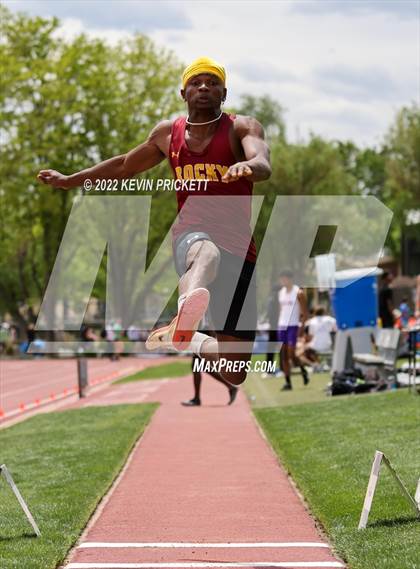 Thumbnail 1 in CHSAA Track & Field 5A Championships (Boys Long Jump) photogallery.