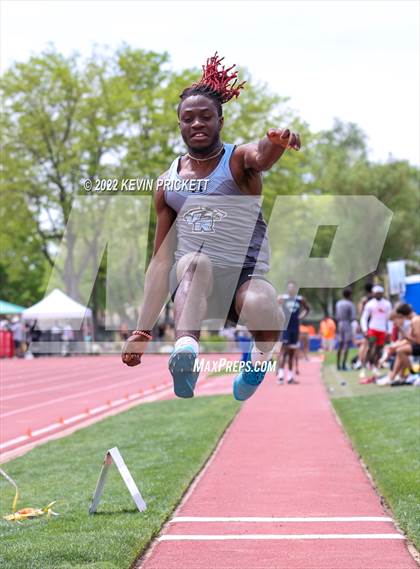 Thumbnail 3 in CHSAA Track & Field 5A Championships (Boys Long Jump) photogallery.