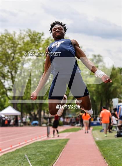 Thumbnail 2 in CHSAA Track & Field 5A Championships (Boys Long Jump) photogallery.