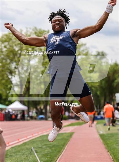 Thumbnail 3 in CHSAA Track & Field 5A Championships (Boys Long Jump) photogallery.