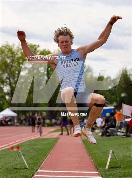 Thumbnail 2 in CHSAA Track & Field 5A Championships (Boys Long Jump) photogallery.