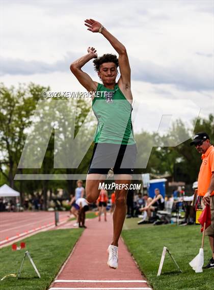 Thumbnail 3 in CHSAA Track & Field 5A Championships (Boys Long Jump) photogallery.