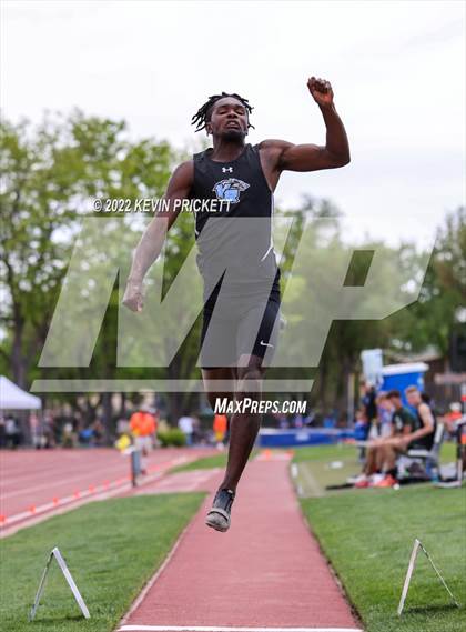 Thumbnail 3 in CHSAA Track & Field 5A Championships (Boys Long Jump) photogallery.