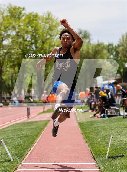 Thumbnail 3 in CHSAA Track & Field 5A Championships (Boys Long Jump) photogallery.