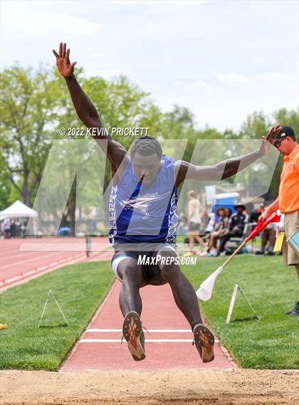 Thumbnail 3 in CHSAA Track & Field 5A Championships (Boys Long Jump) photogallery.