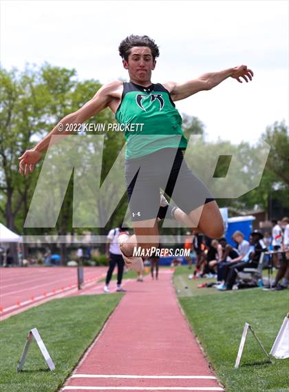 Thumbnail 2 in CHSAA Track & Field 5A Championships (Boys Long Jump) photogallery.