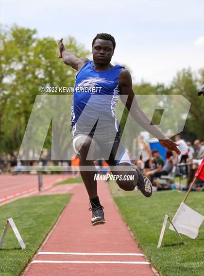 Thumbnail 3 in CHSAA Track & Field 5A Championships (Boys Long Jump) photogallery.