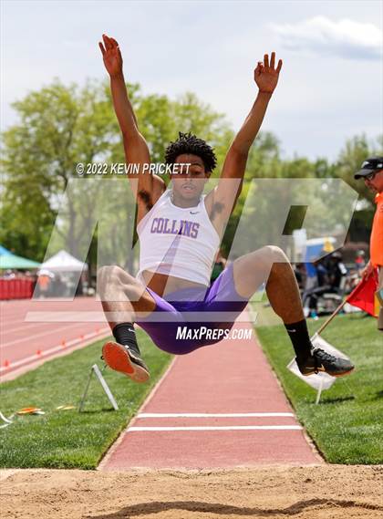 Thumbnail 3 in CHSAA Track & Field 5A Championships (Boys Long Jump) photogallery.