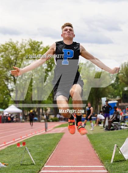 Thumbnail 2 in CHSAA Track & Field 5A Championships (Boys Long Jump) photogallery.